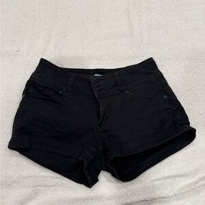 Wax Jean Women's Black Jean Shorts